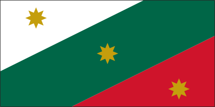[Erroneous 'Trigarante' flag shown in the AGN]